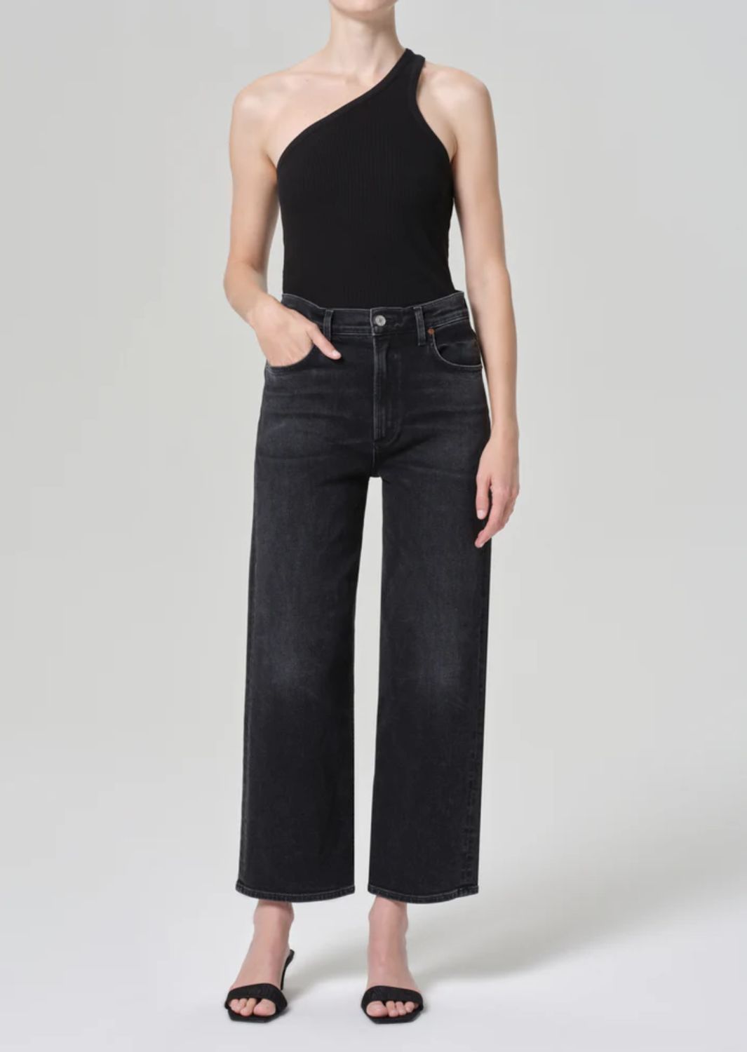 AGolde Ren Jean in Hush Wash
