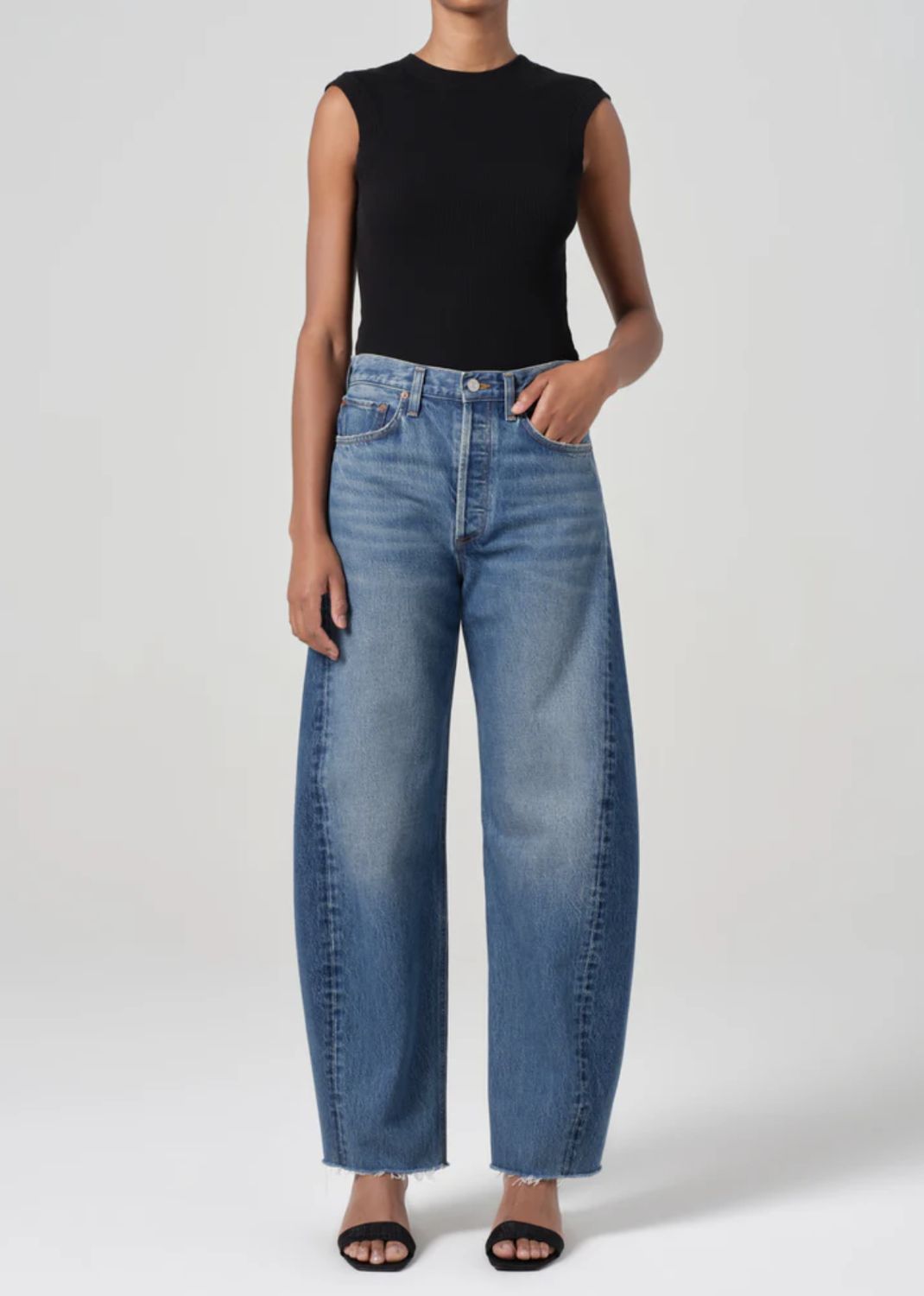 AG Luna Jean in Split Wash