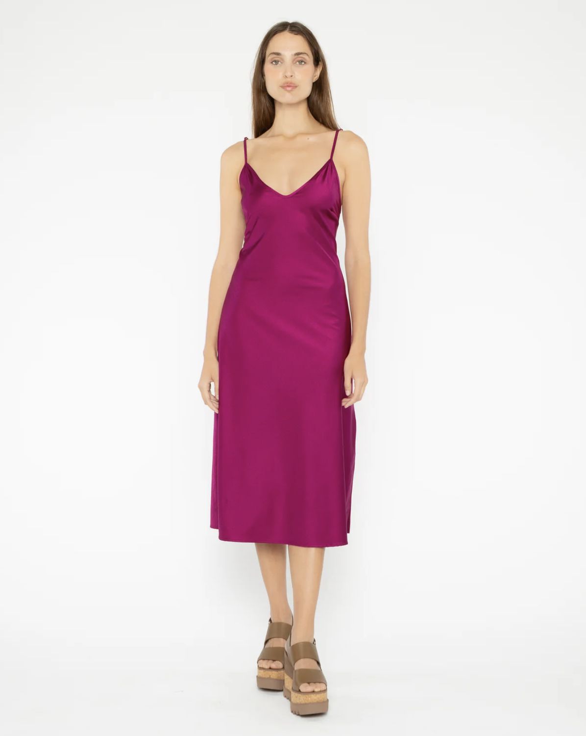Ripley Rader Sateen Slip Dress