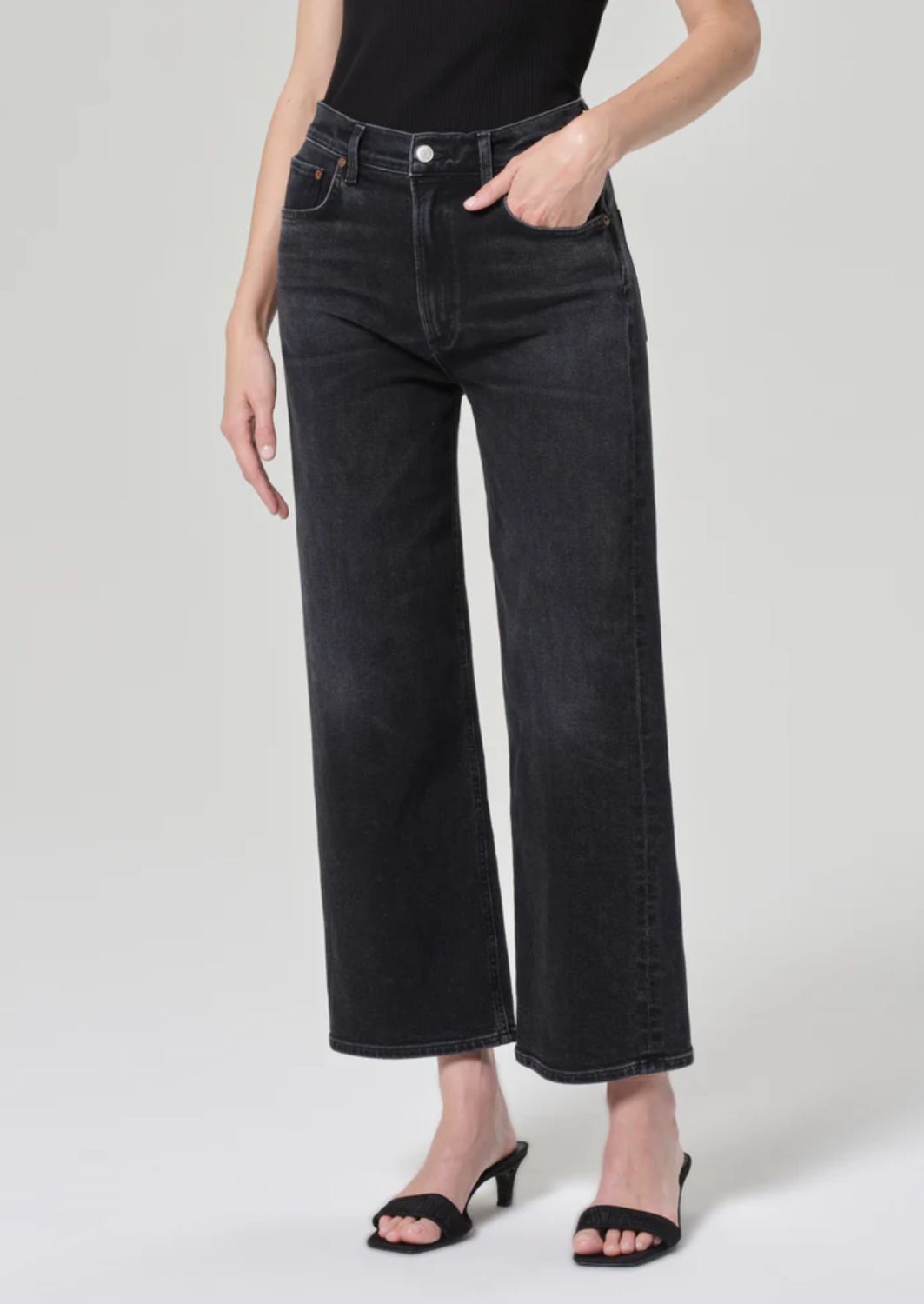 AGolde Ren Jean in Hush Wash