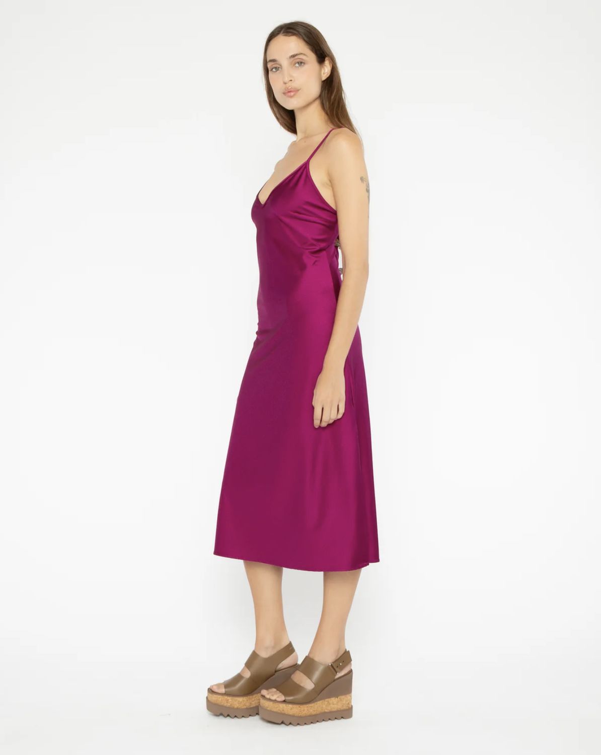 Ripley Rader Sateen Slip Dress