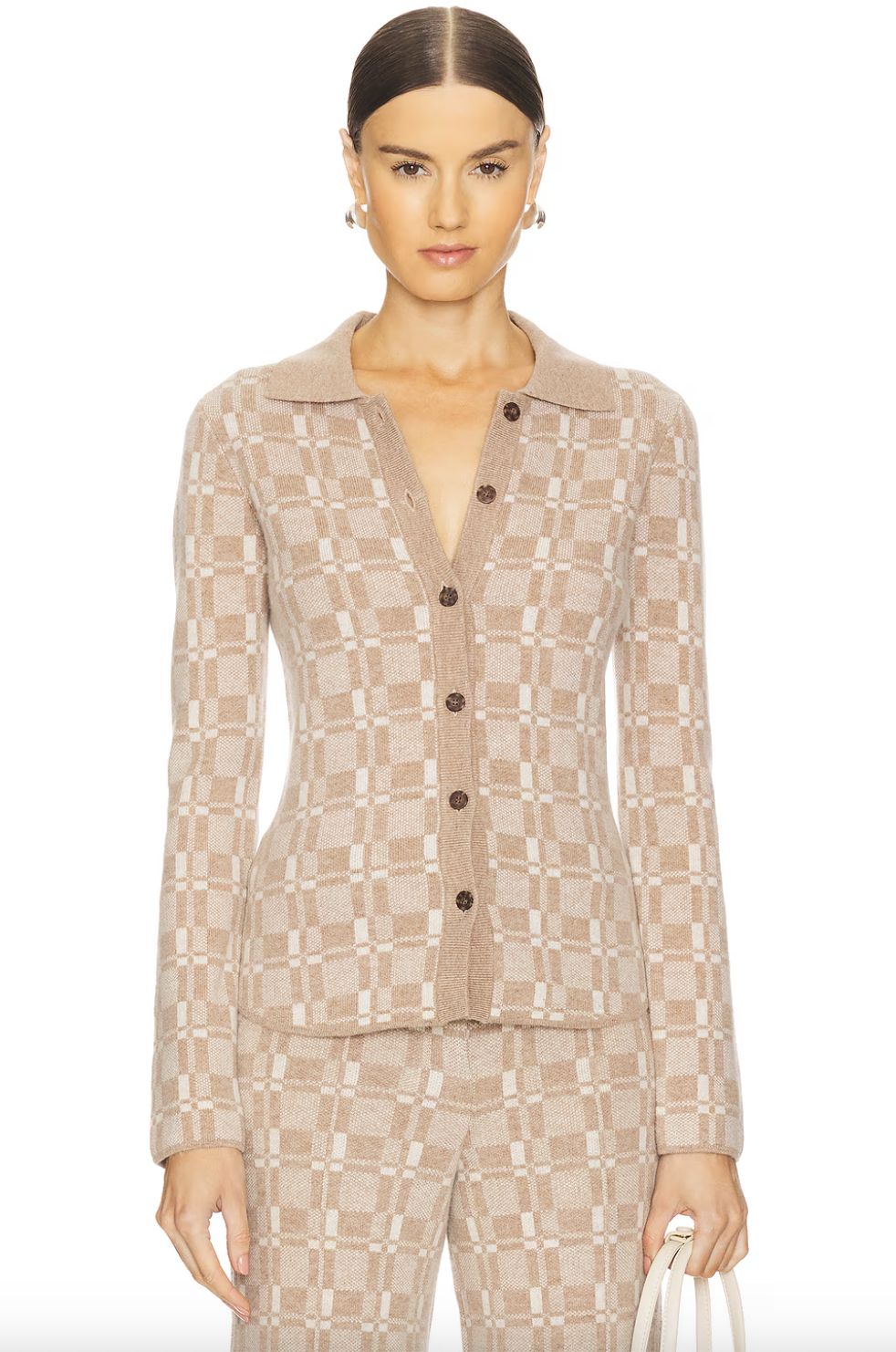 Naadam Luxe Plaid Button Up