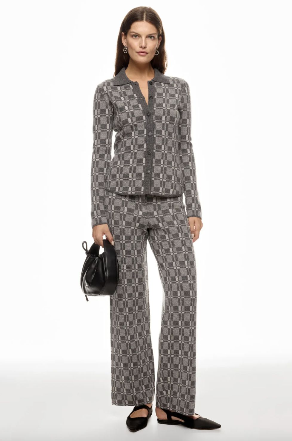 Naadam Luxe Plaid Button Up