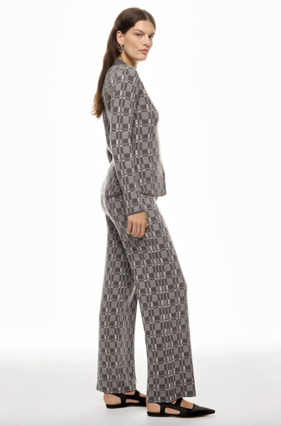 Naadam Luxe Plaid Button Up