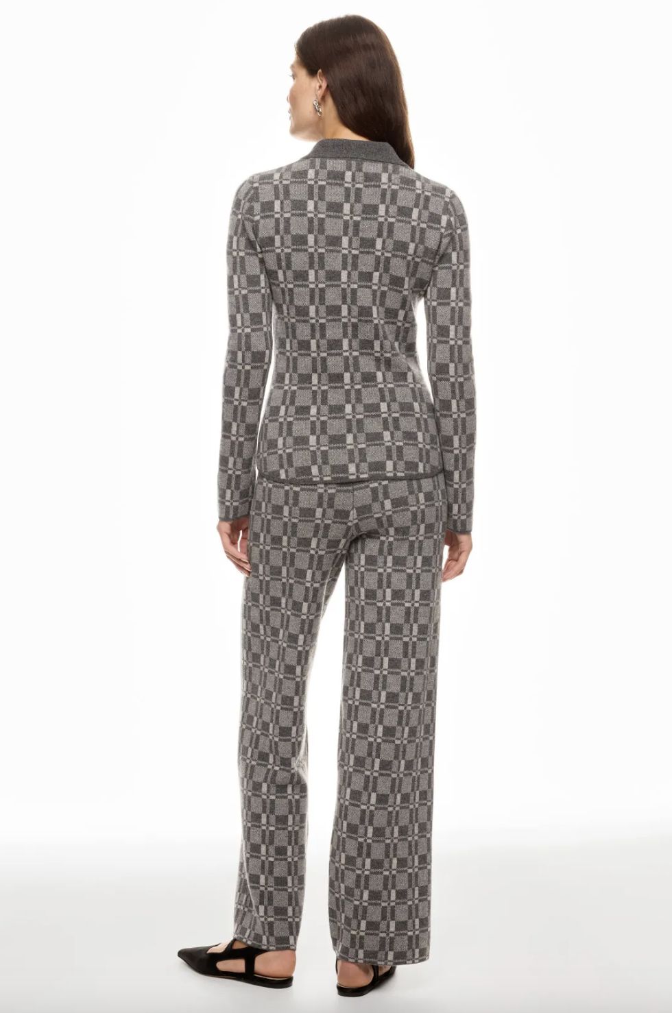 Naadam Luxe Plaid Button Up