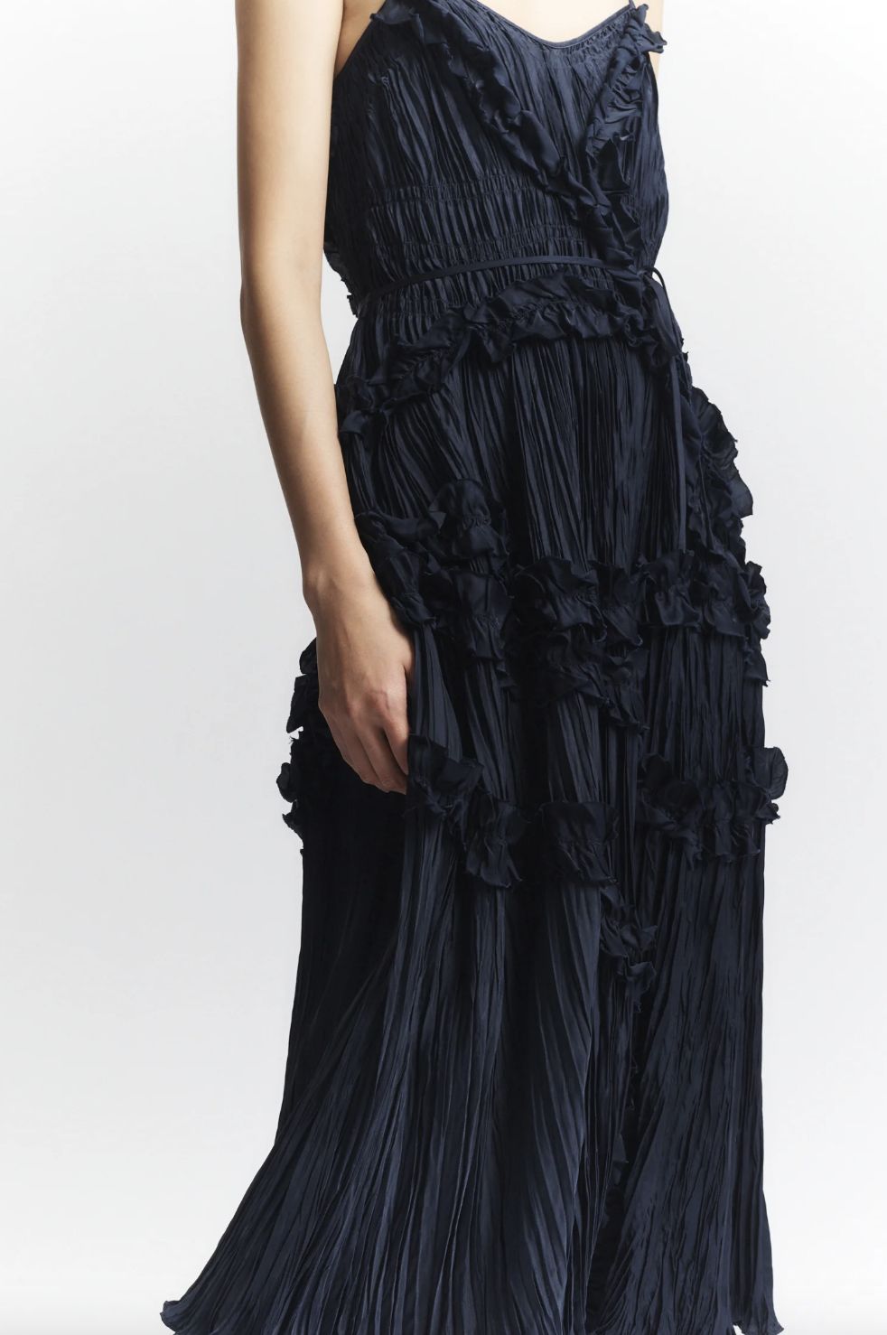 Saint Art Bella Ruched Midi Dress