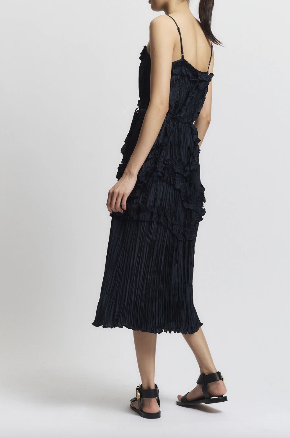 Saint Art Bella Ruched Midi Dress