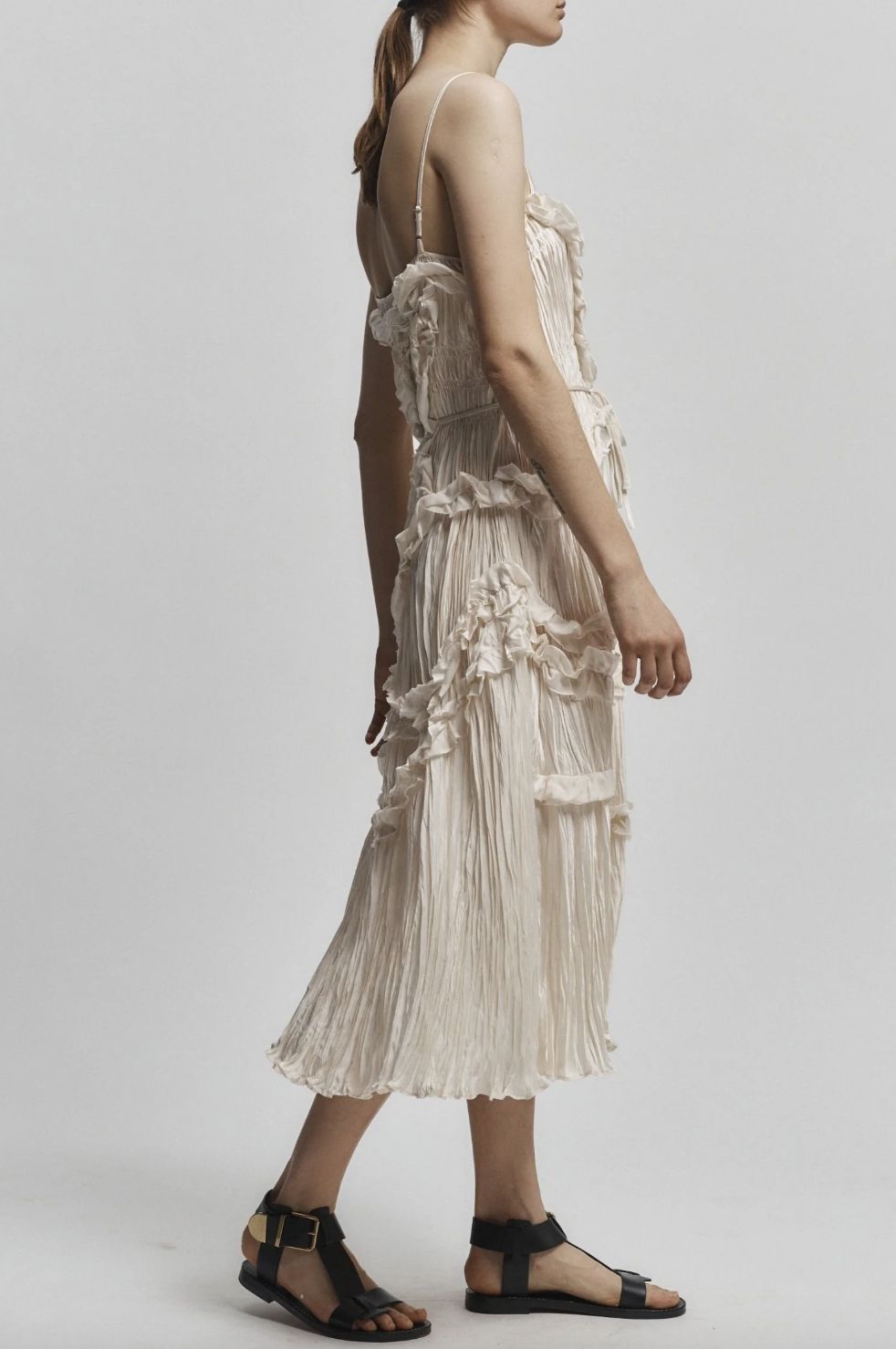 Saint Art Bella Ruched Midi Dress