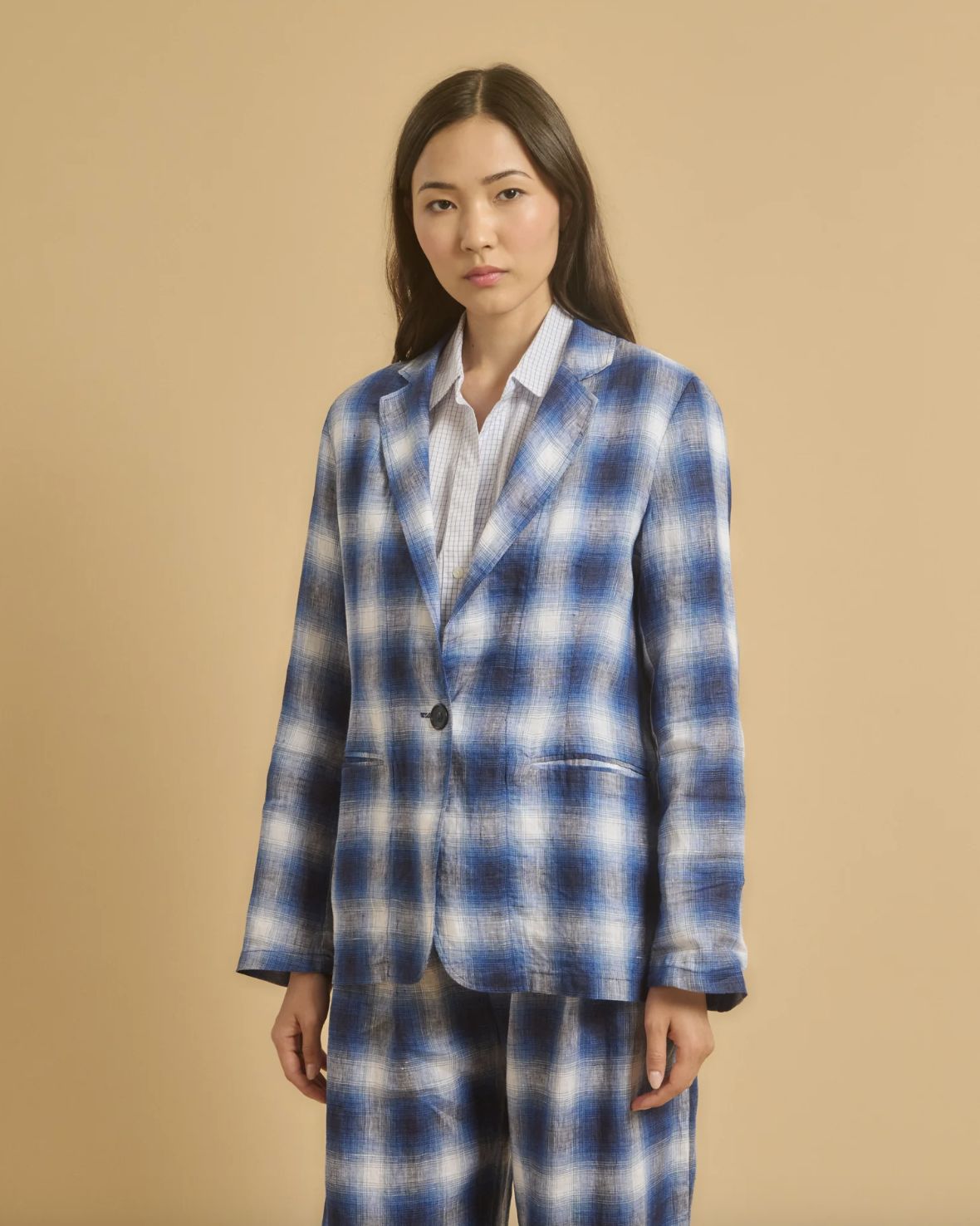 Diega Vikelo Plaid Blazer