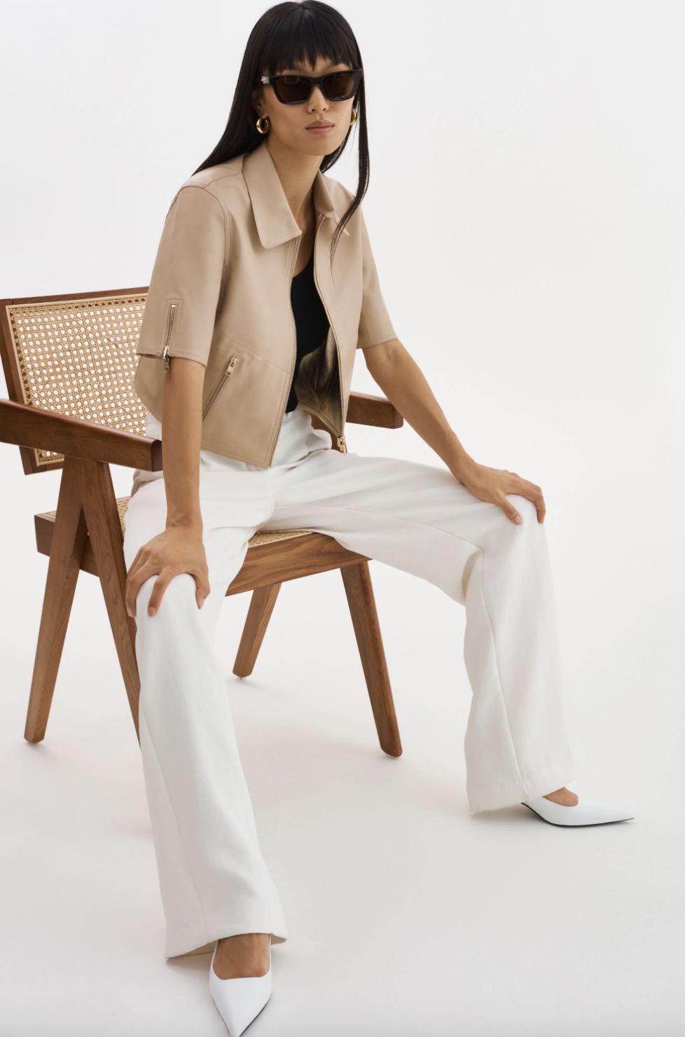 Lamarque Sevana Leather Reversible Jacket