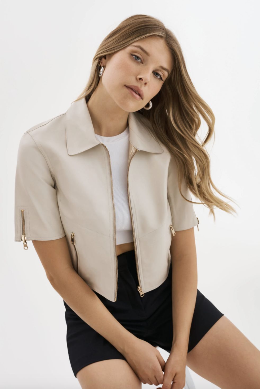 Lamarque Sevana Leather Reversible Jacket