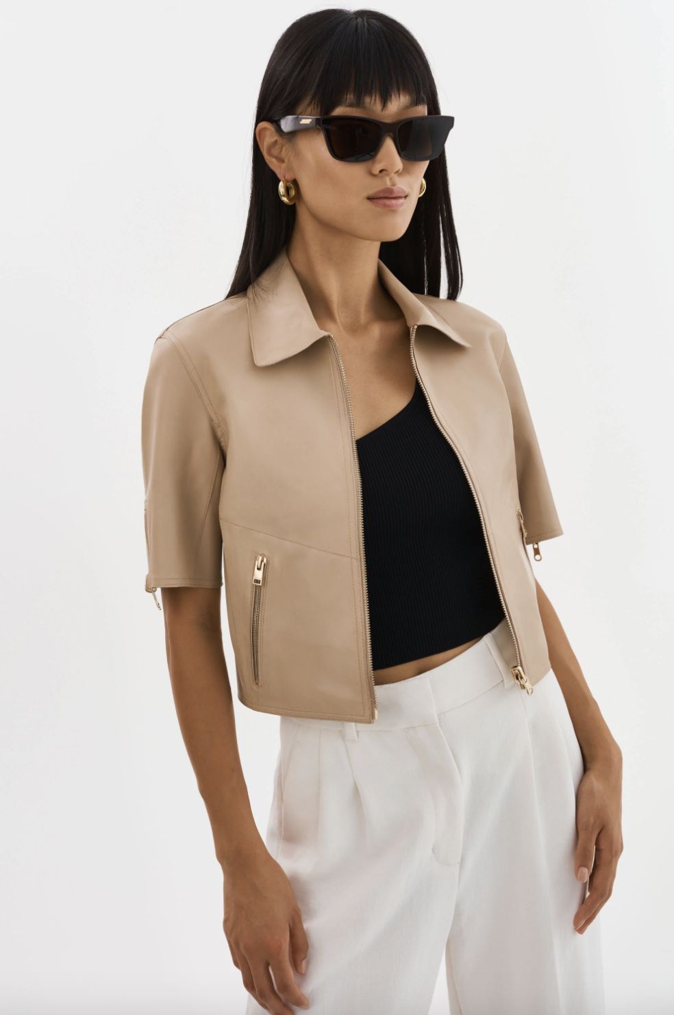 Lamarque Sevana Leather Reversible Jacket