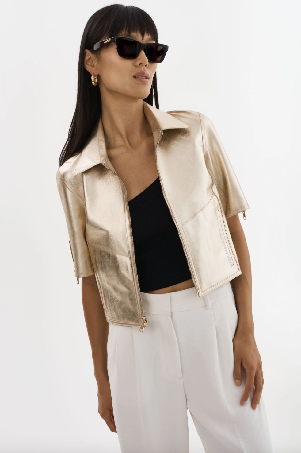 Lamarque Sevana Leather Reversible Jacket
