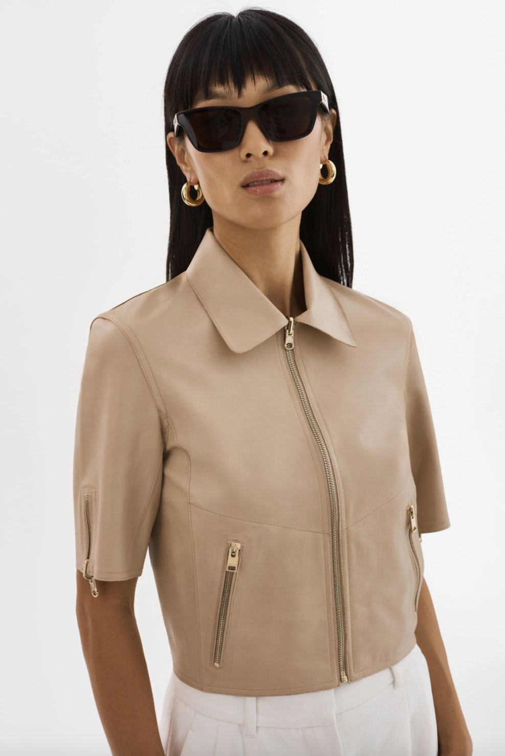 Lamarque Sevana Leather Reversible Jacket