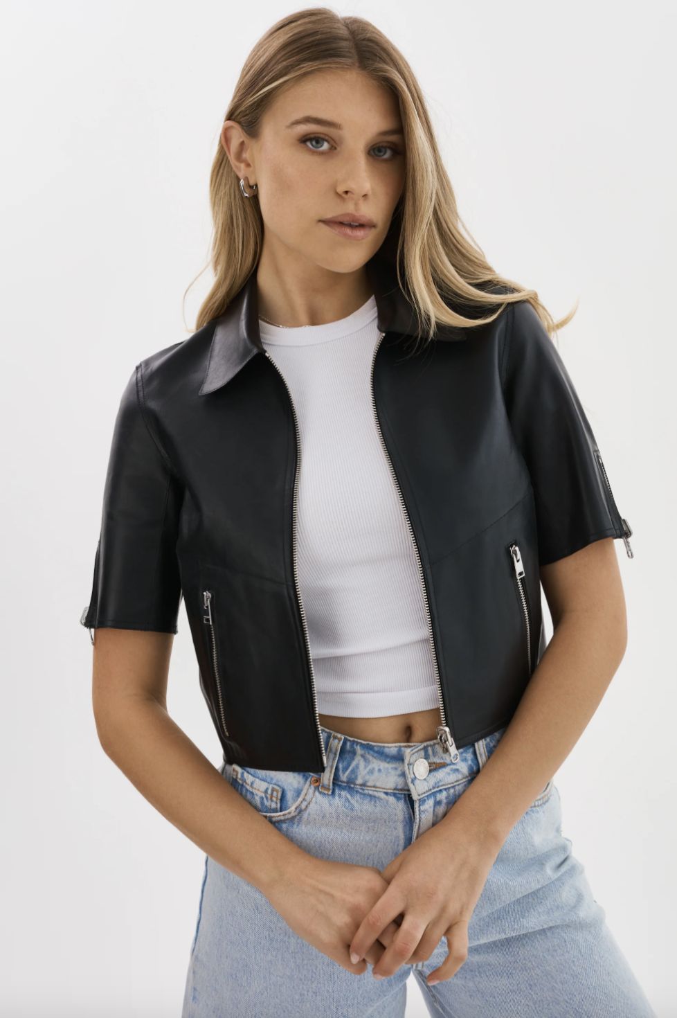 Lamarque Sevana Leather Reversible Jacket