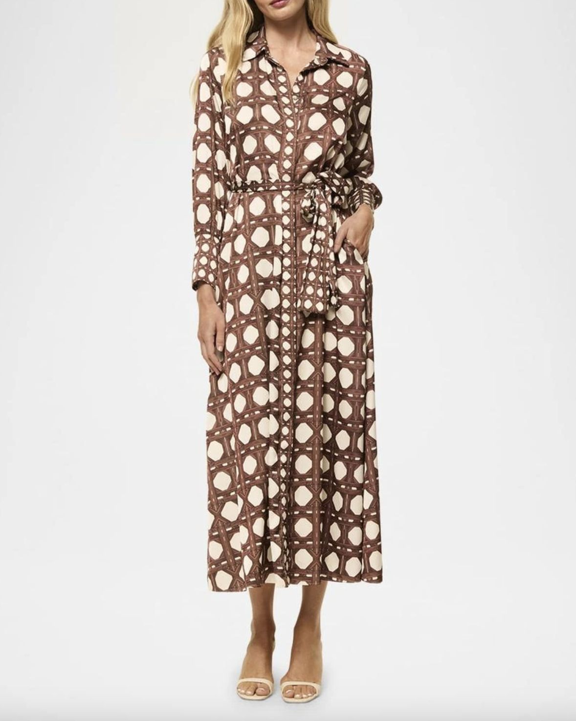 MISA Herminia Midi Shirtdress