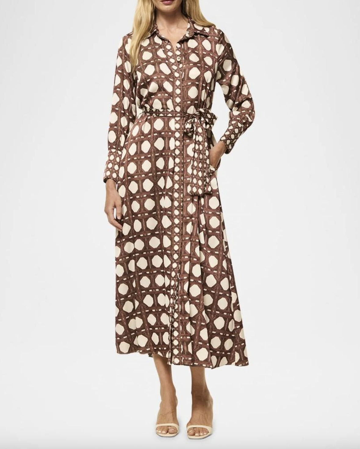 MISA Herminia Midi Shirtdress