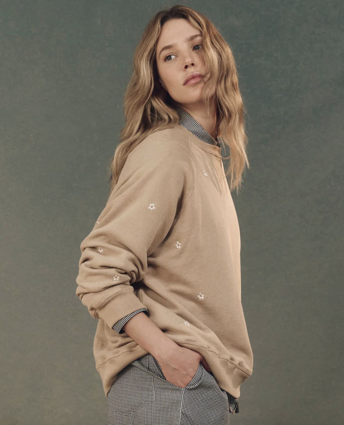 The Great Slouchy Daisy Sweatshirt
