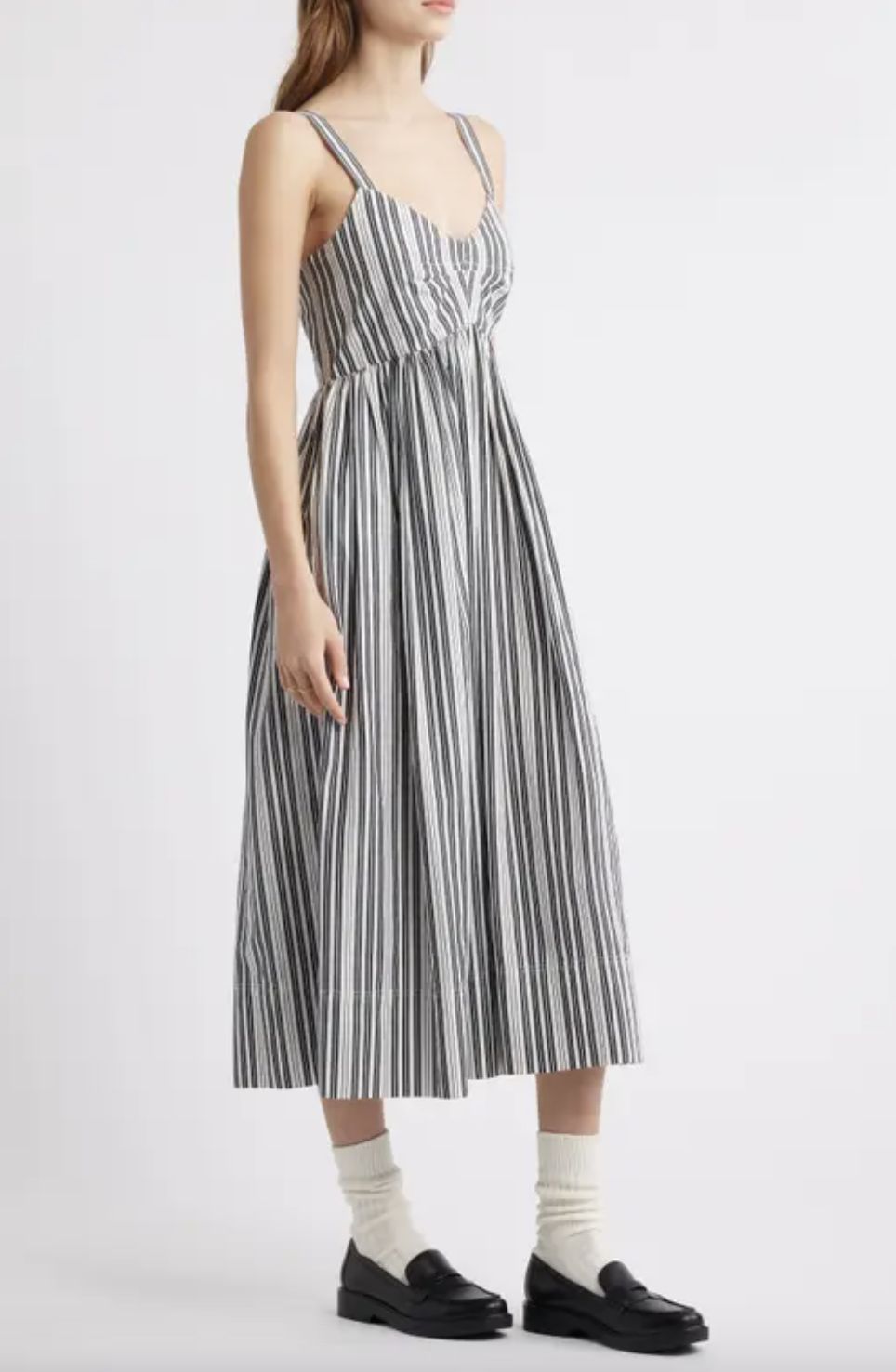 The Great Striped Reyes Dress