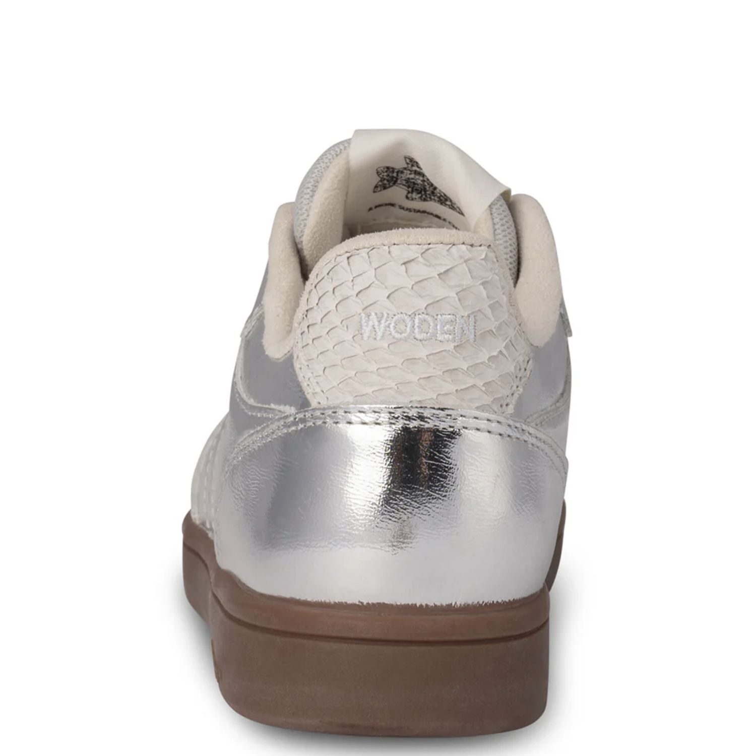 Woden Bjork Sneaker in Silver