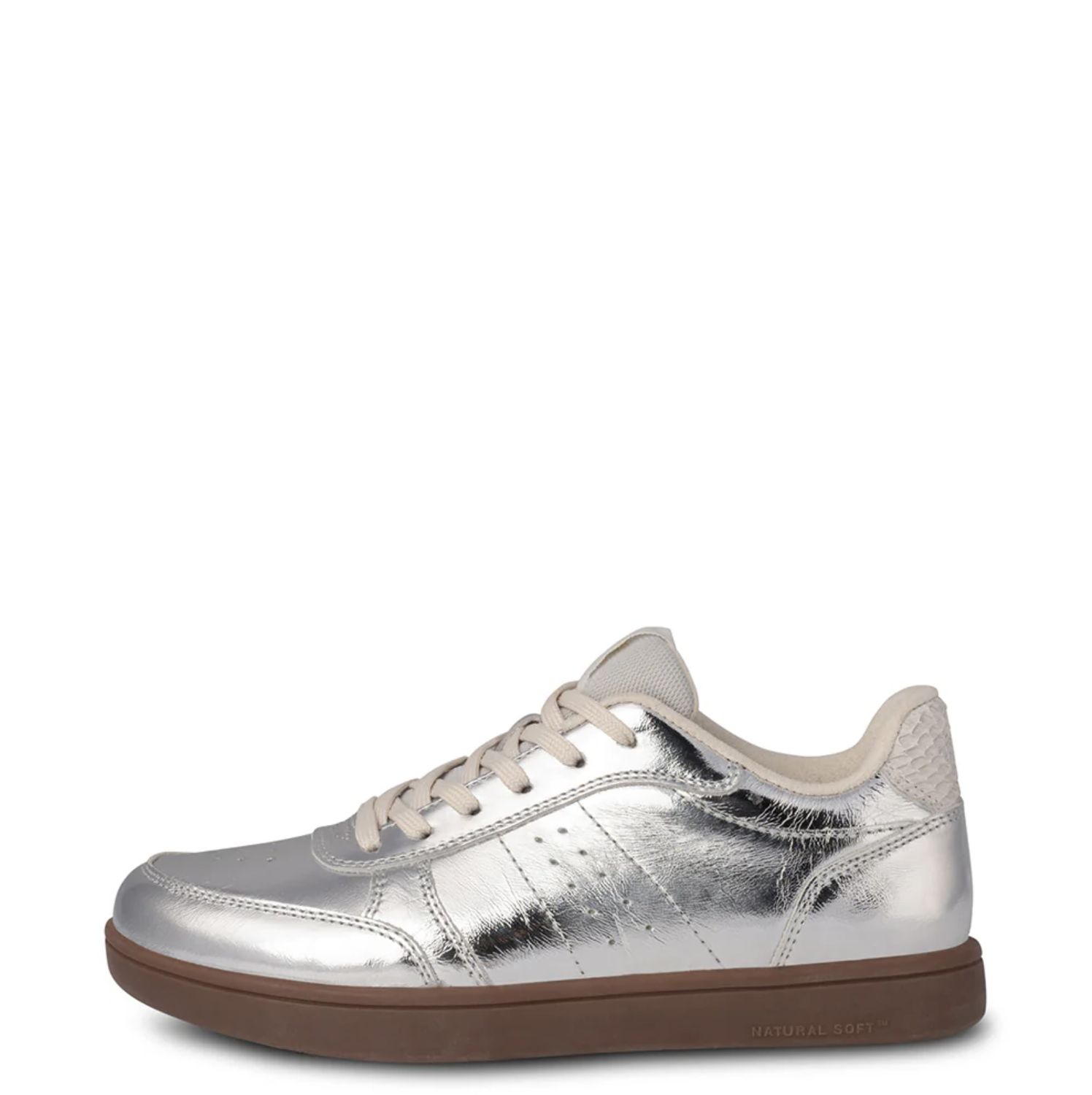 Woden Bjork Sneaker in Silver