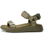 Woden Line Sandal, Color: Dark Olive, Size: 39
