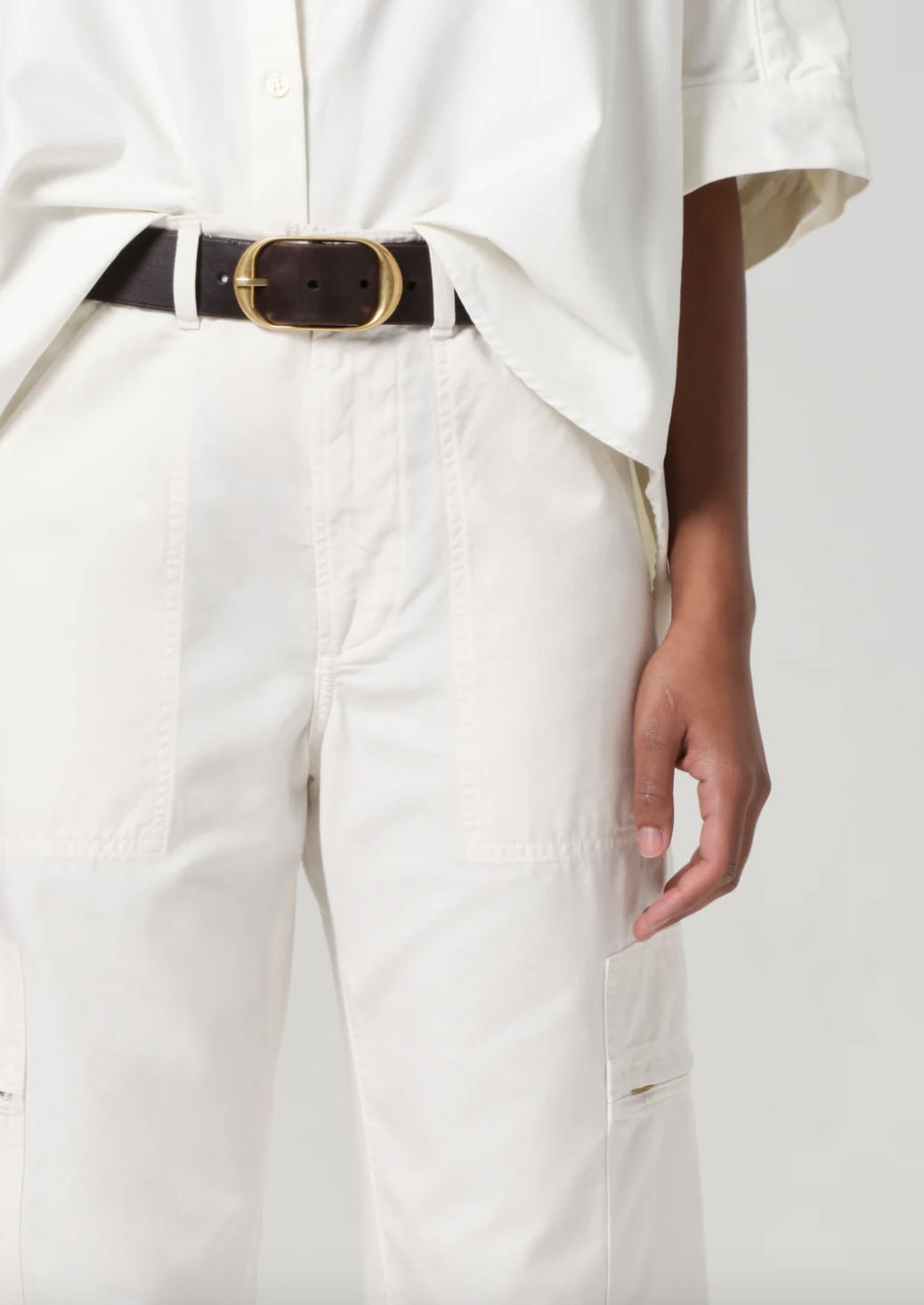 Citizens of Humanity Marcelle Low Slung Cargo Jean in Pashmina