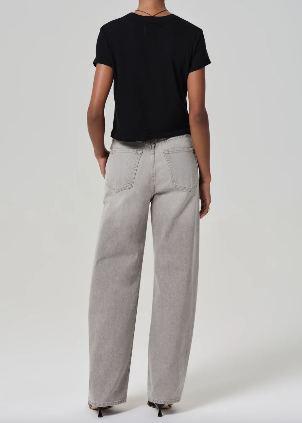 Citizens of Humanity Ayla Baggy Jean in Quartz Grey