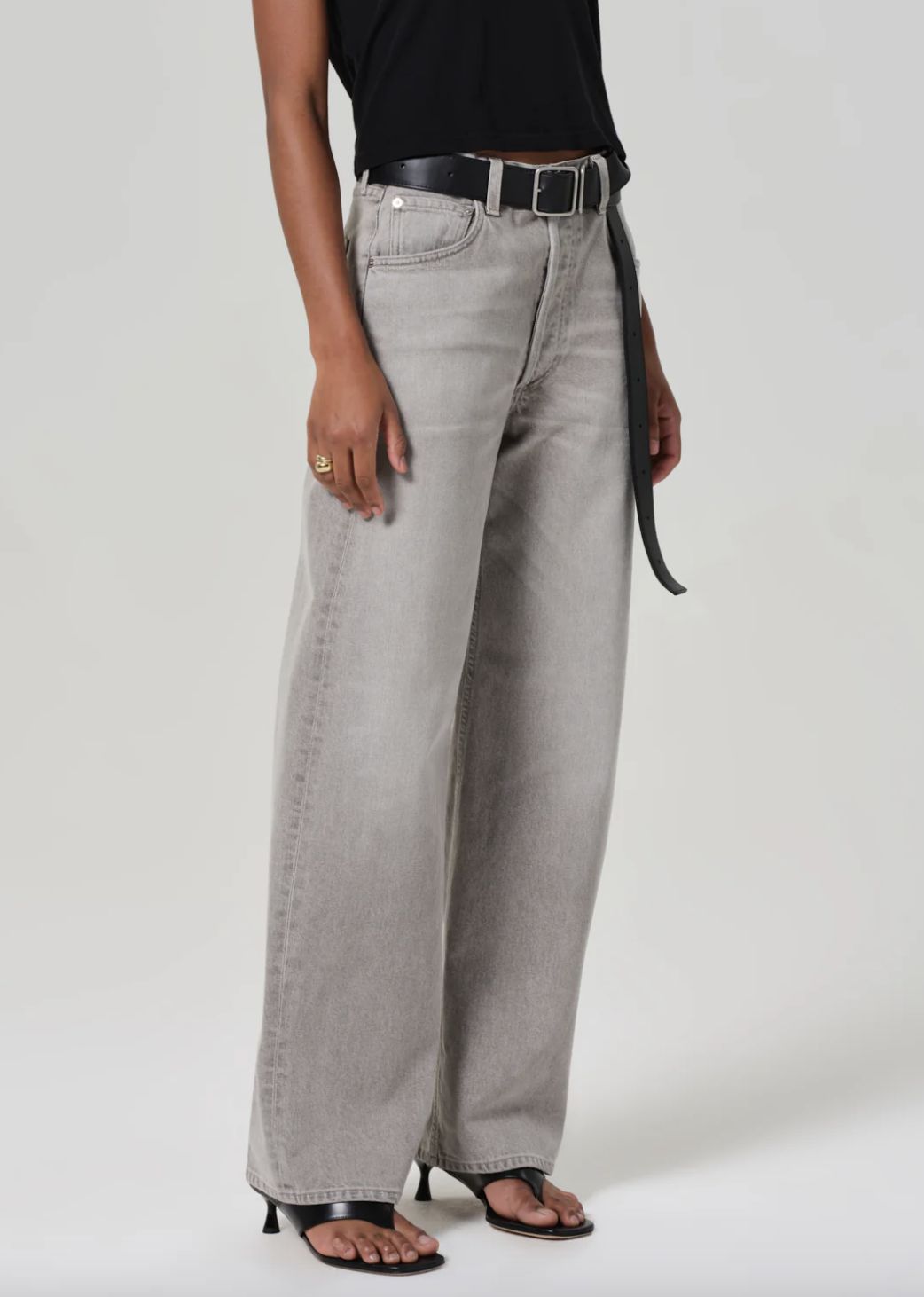 Citizens of Humanity Ayla Baggy Jean in Quartz Grey