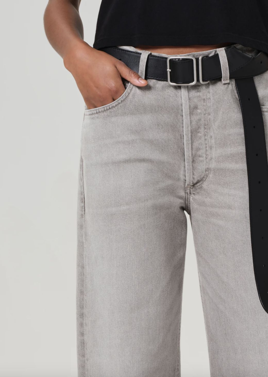 Citizens of Humanity Ayla Baggy Jean in Quartz Grey