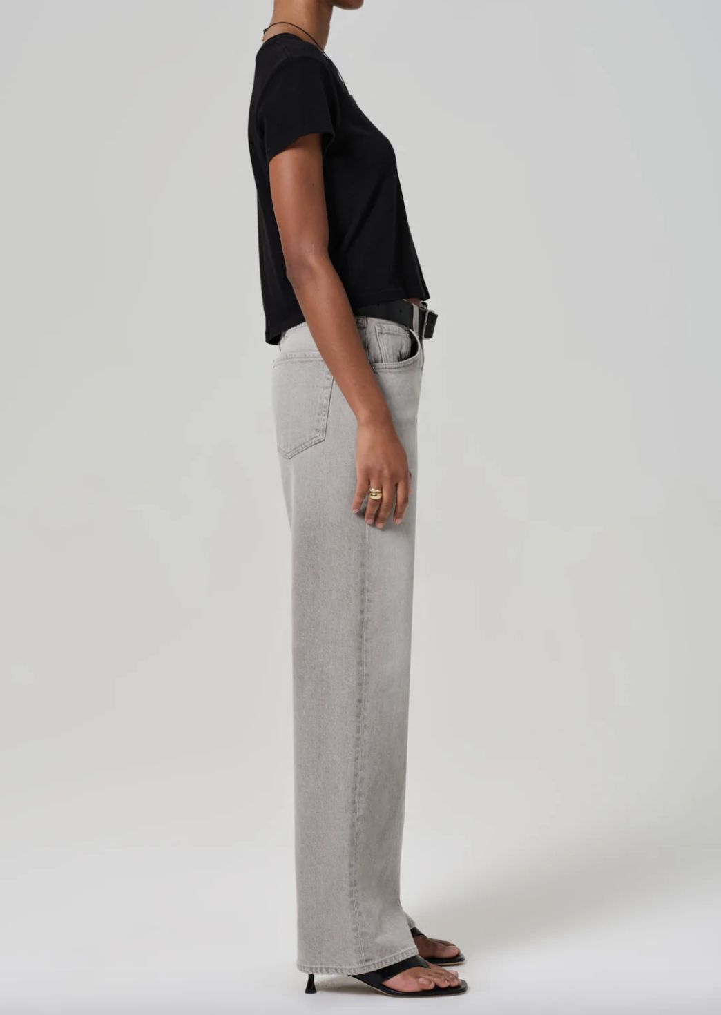 Citizens of Humanity Ayla Baggy Jean in Quartz Grey