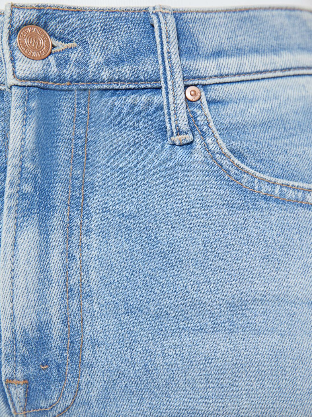 Mother Kick It Ankle Fray Jean in Can You Dig It