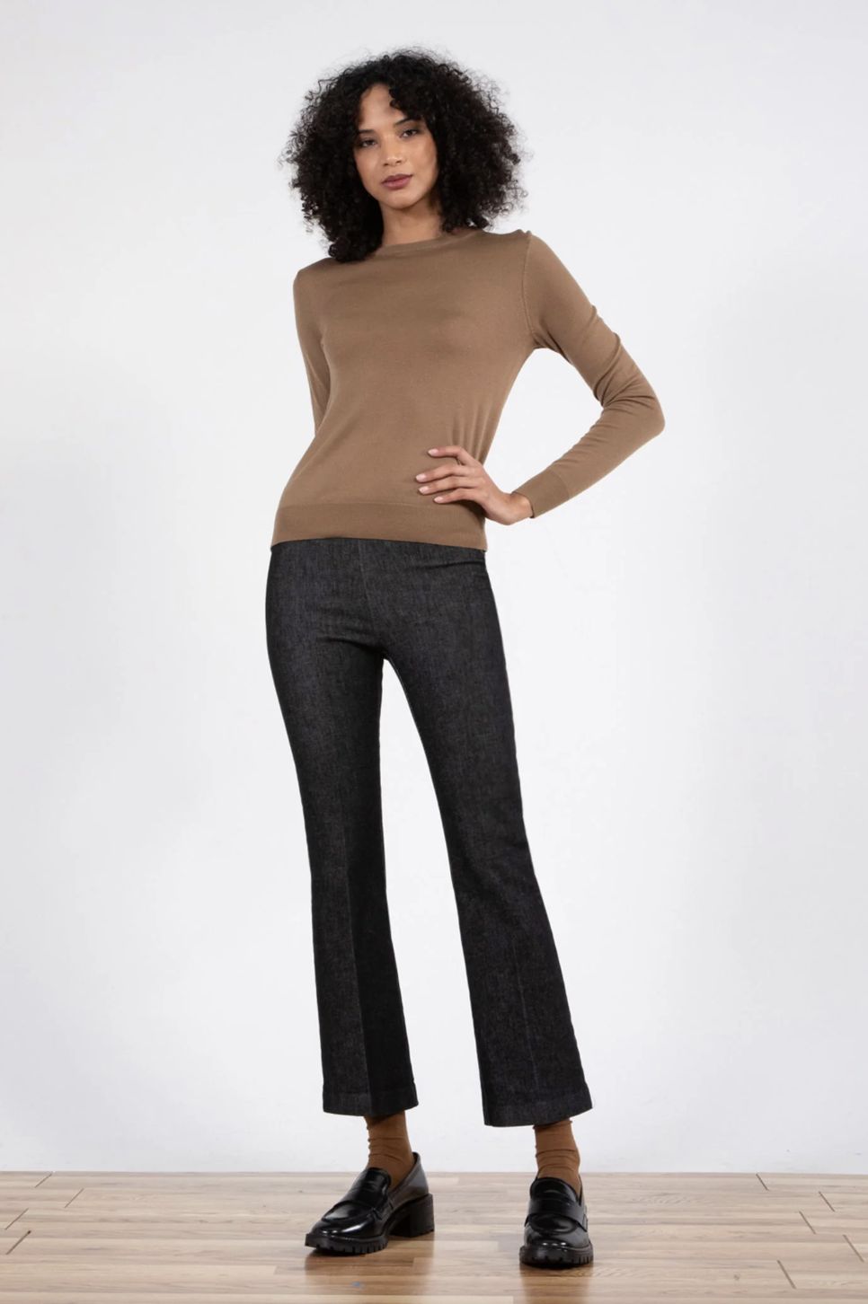 Avenue Montaigne Leo Black Denim Jean