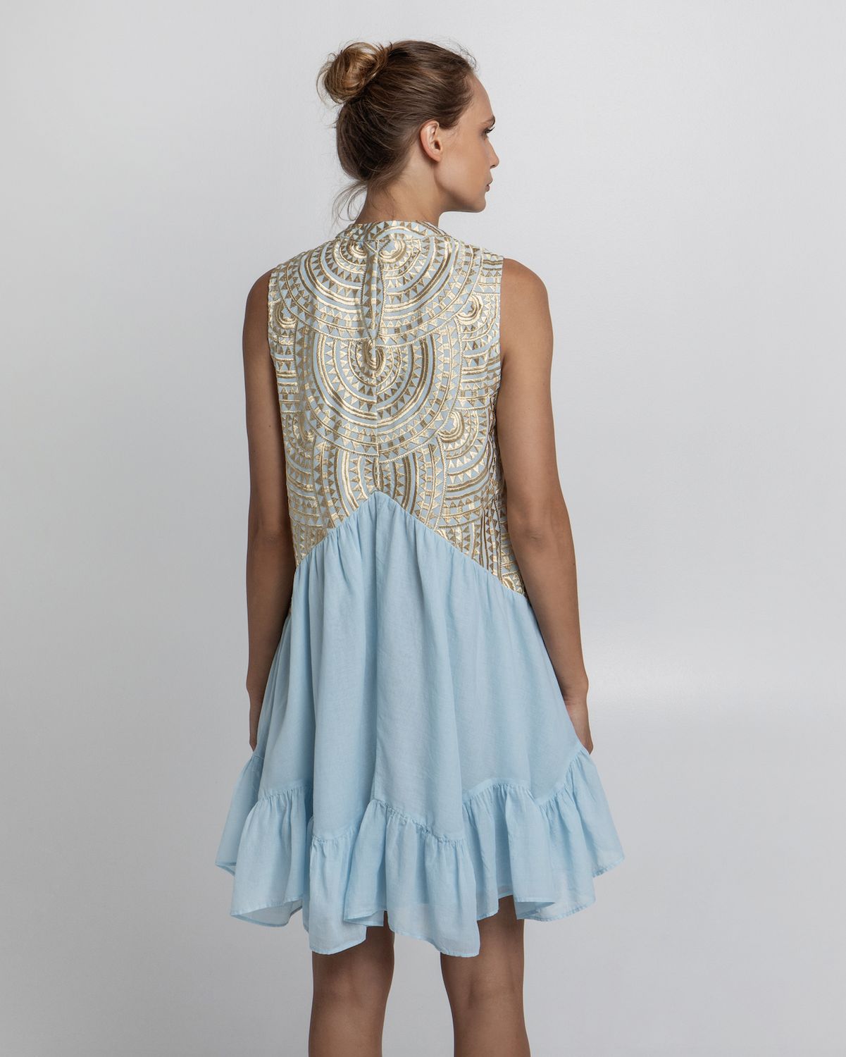 Greek Archaic Short Sleeveless Dress