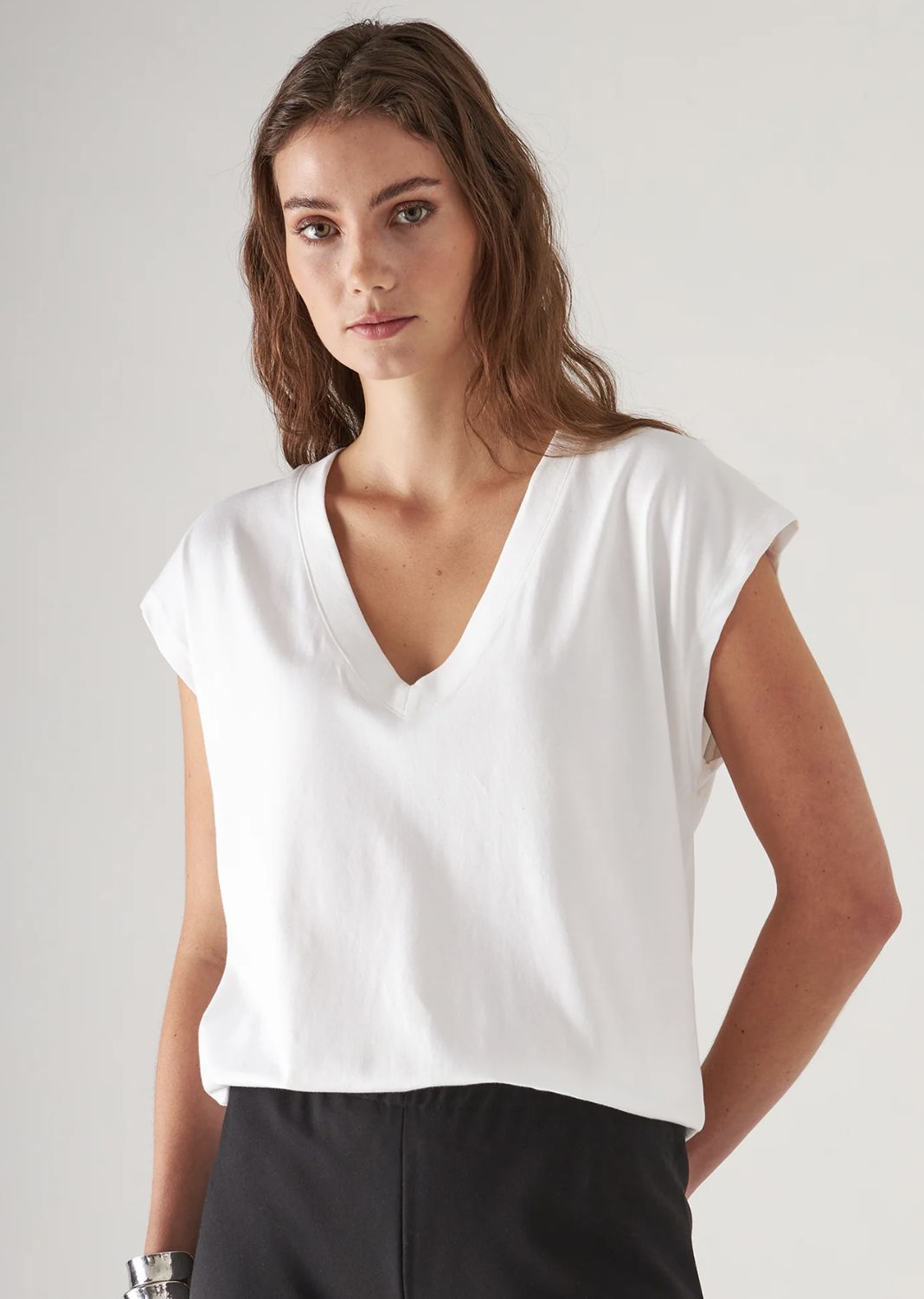 Patrick Assaraf Stretch Dolman Tee