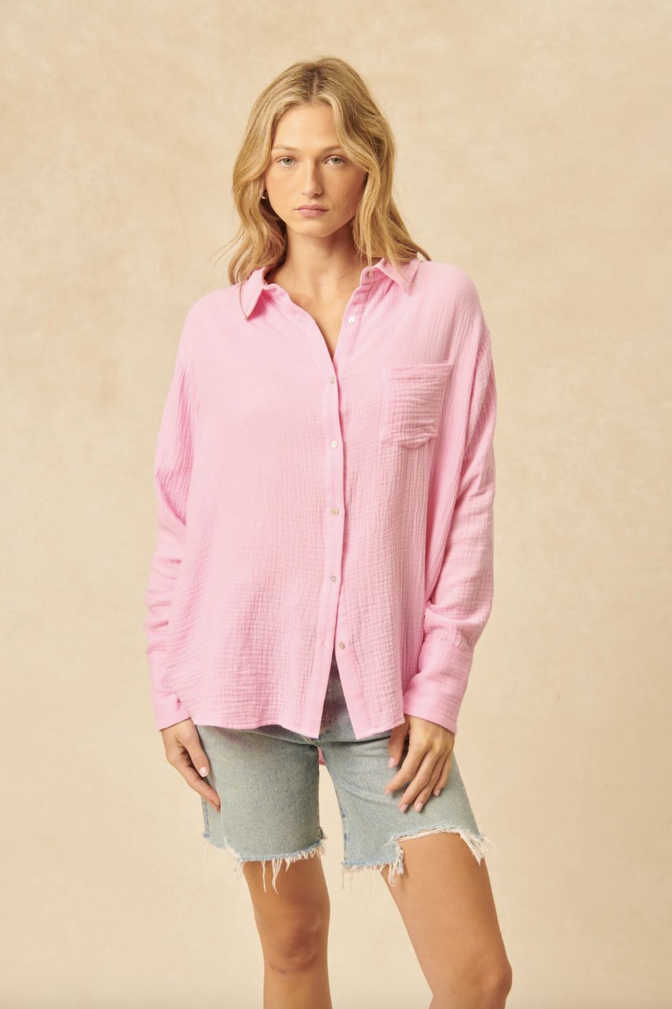 John &amp; Jenn Wyatt Button-Down Shirt