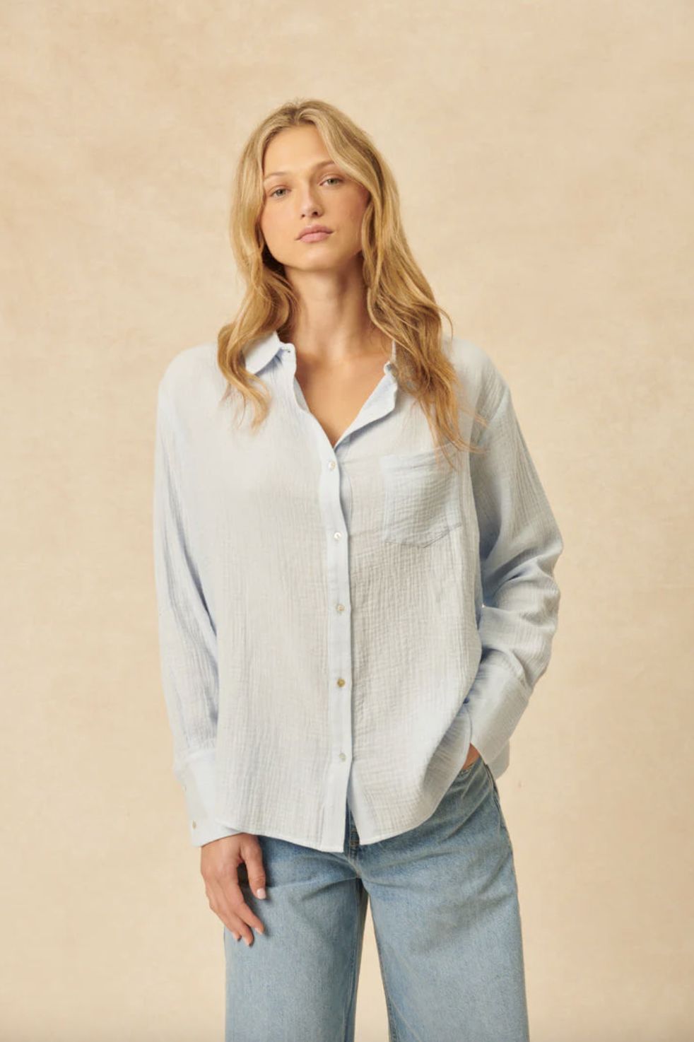 John &amp; Jenn Wyatt Button-Down Shirt