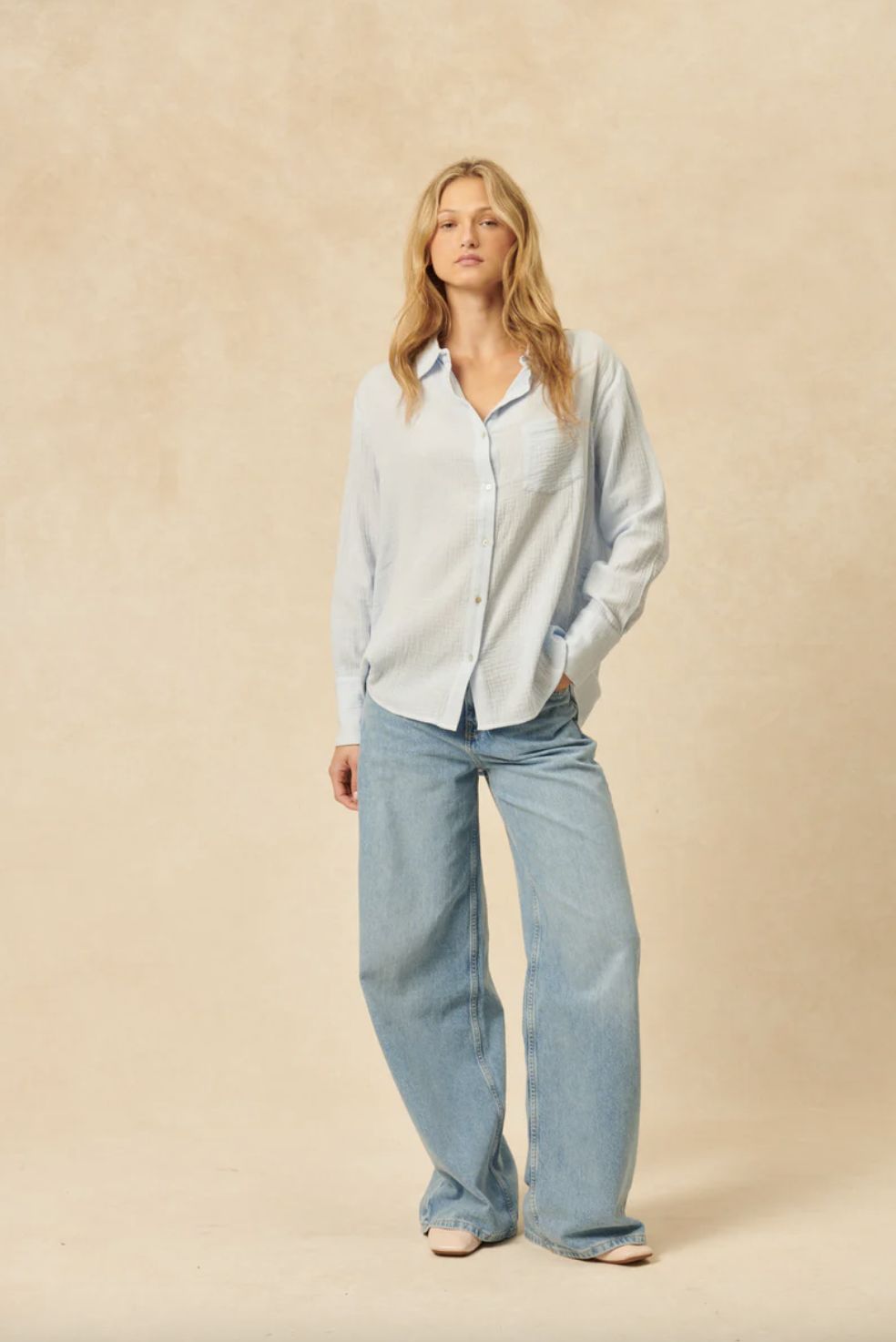 John &amp; Jenn Wyatt Button-Down Shirt