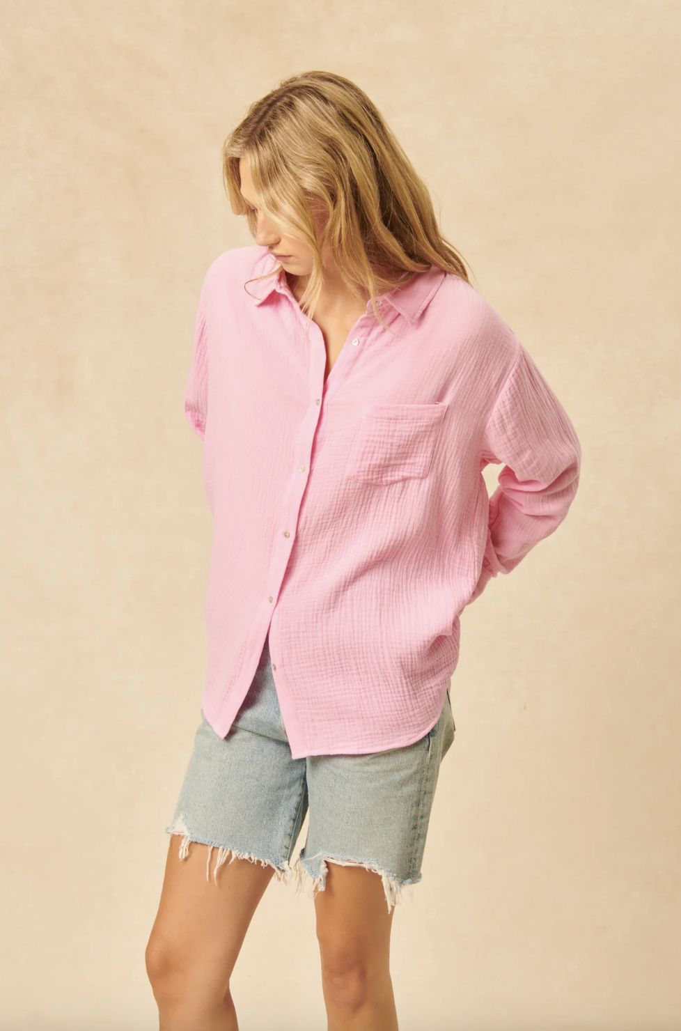 John &amp; Jenn Wyatt Button-Down Shirt