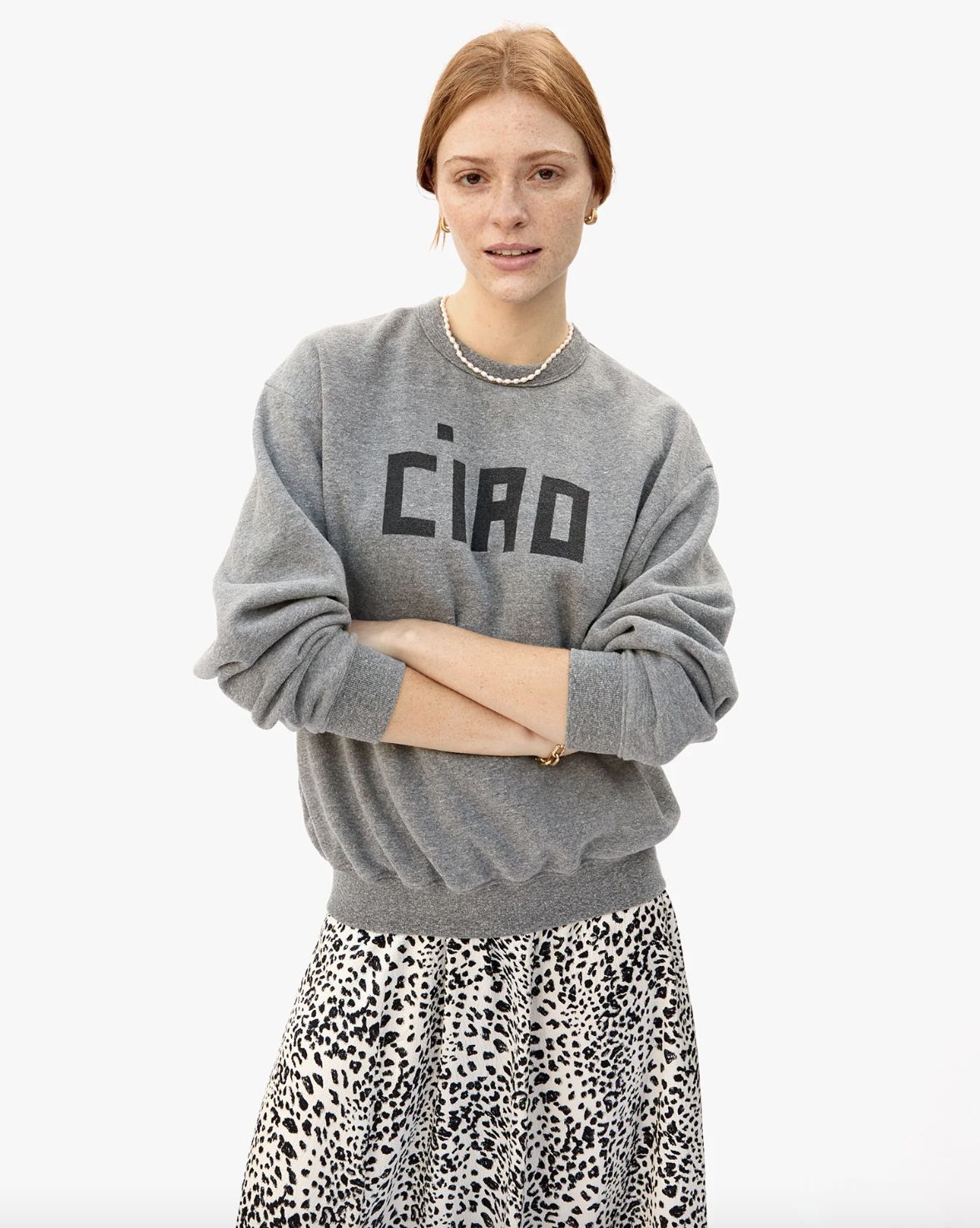 Clare V Oversized Sweatshirt Ciao