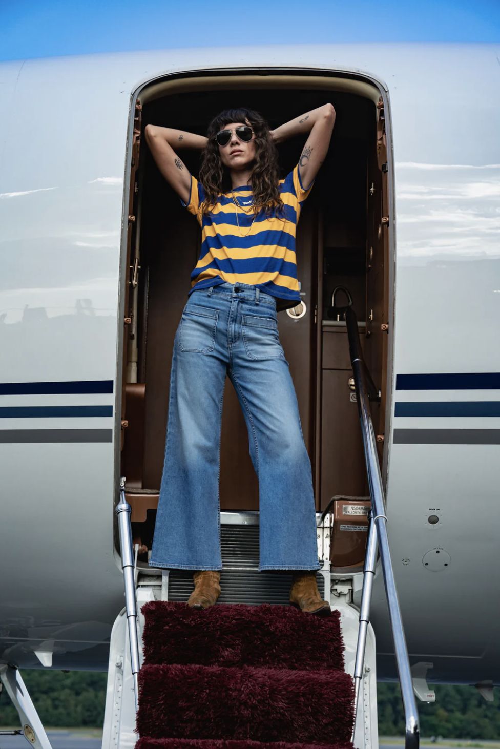 ASKK NY Cropped Sailor Jean