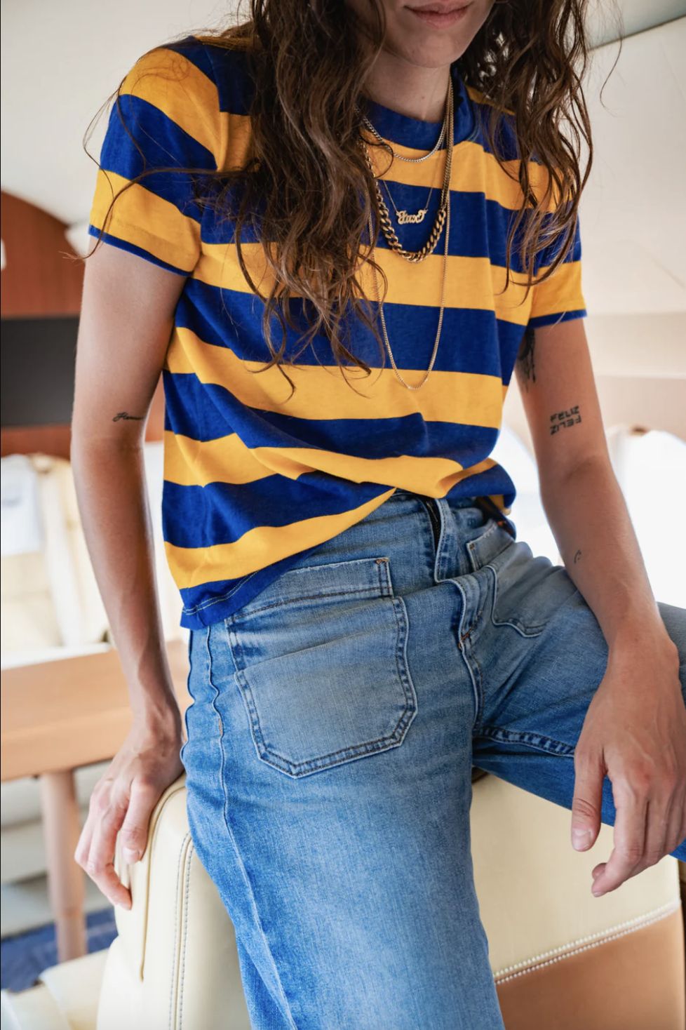ASKK NY Cropped Sailor Jean