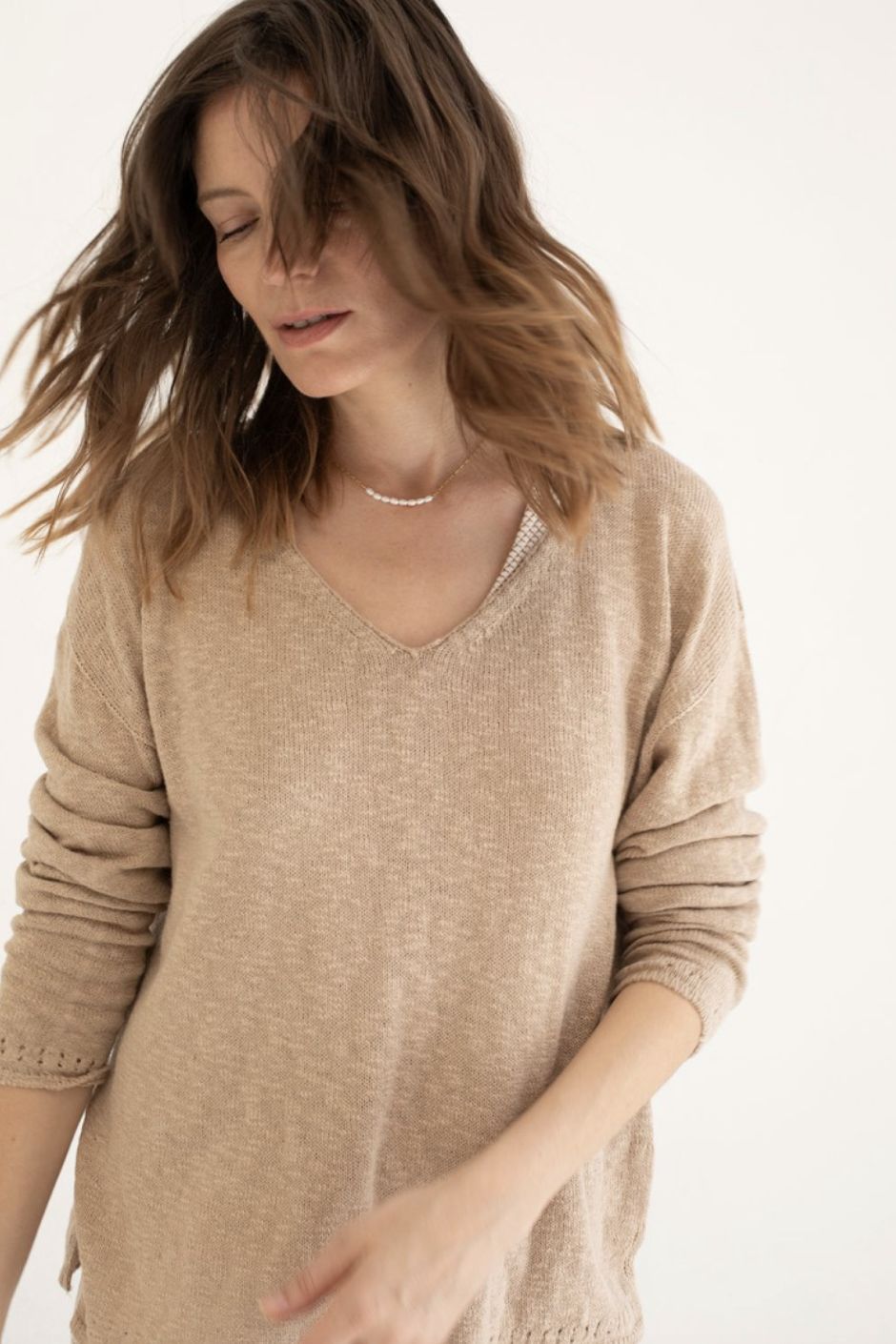 Mus &amp; Bombon Gozo Sweater, Color: Toast, Size: XS