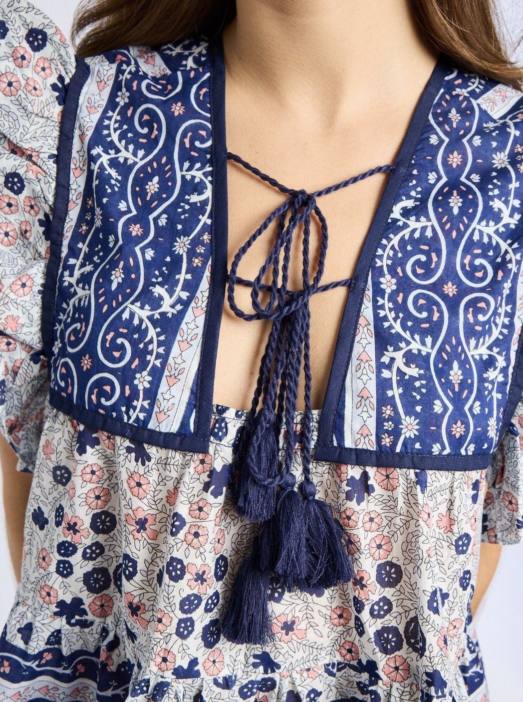 Mille Chelsea Top in Navy Floral