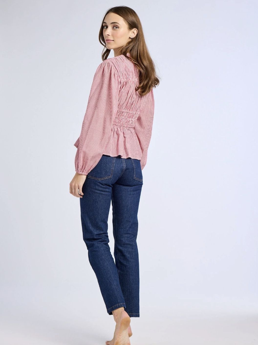Mille Ella Top in Tango Stripe