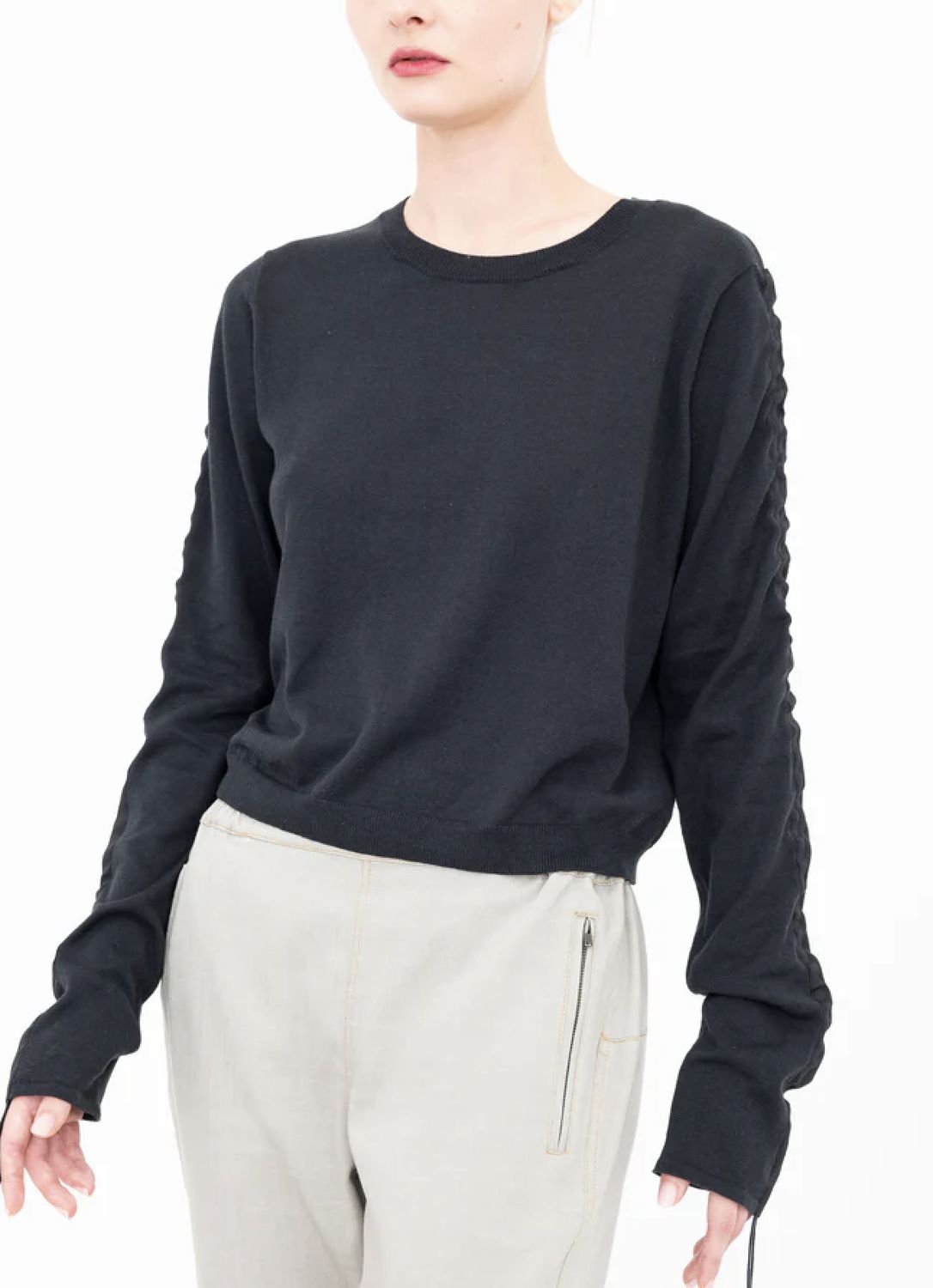 Elaine Kim Briar Top, Color: Black, Size: XS