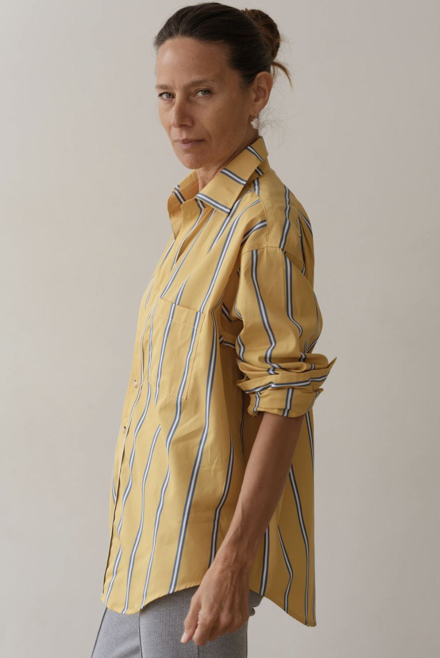 Donni Stripe Poplin Shirt