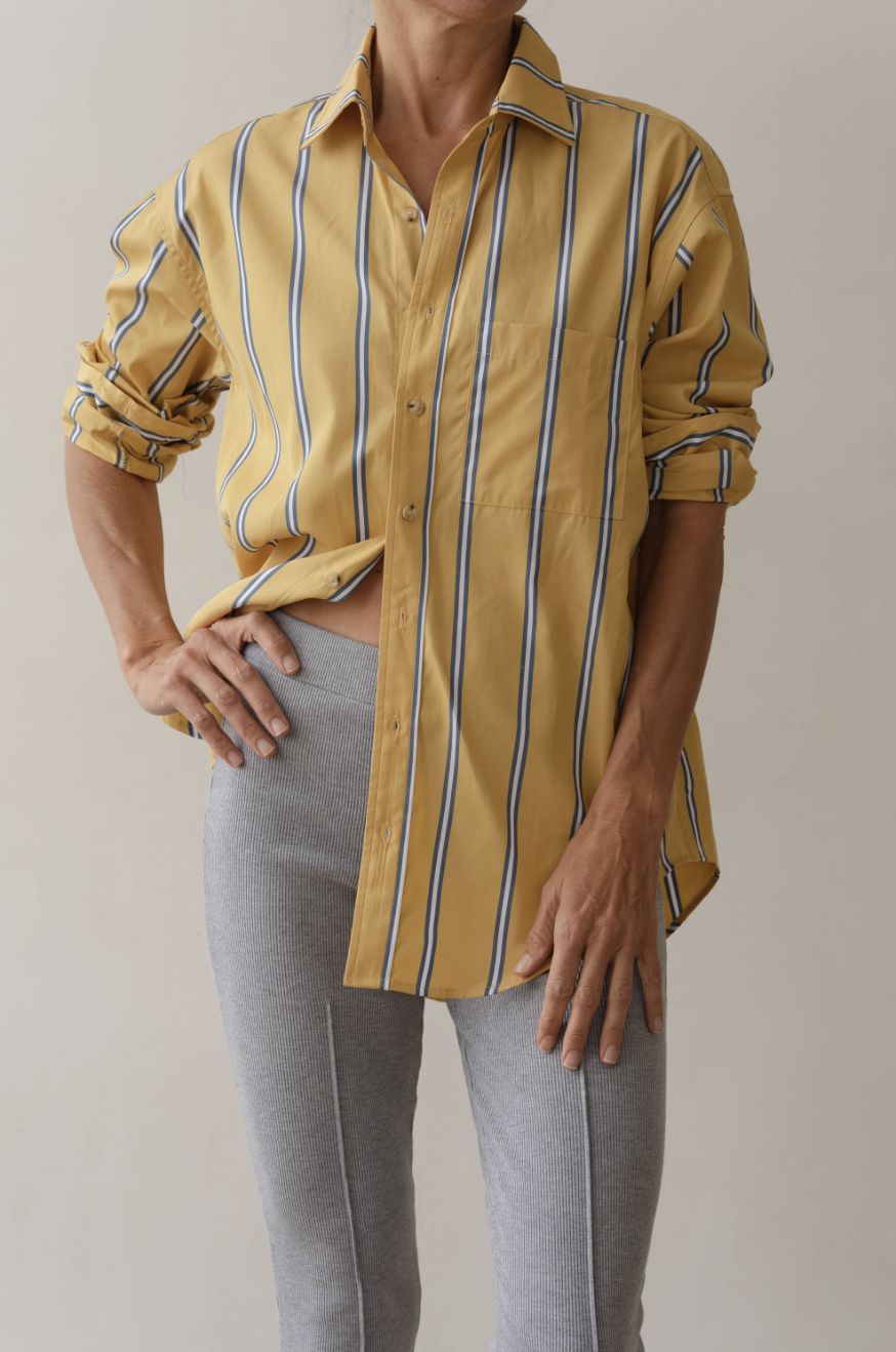 Donni Stripe Poplin Shirt