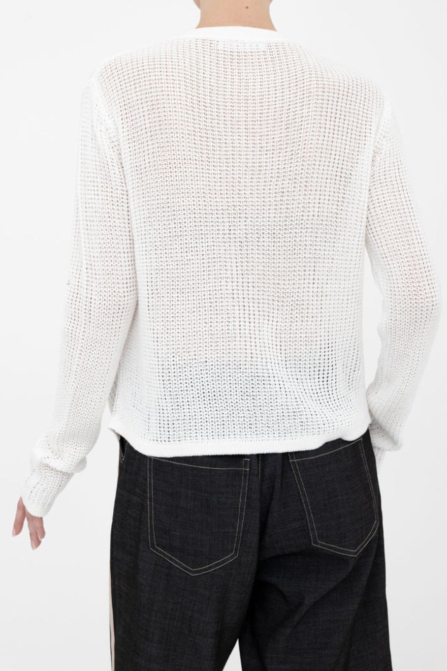 Elaine Kim Bijoux Waffle Weave Cardigan