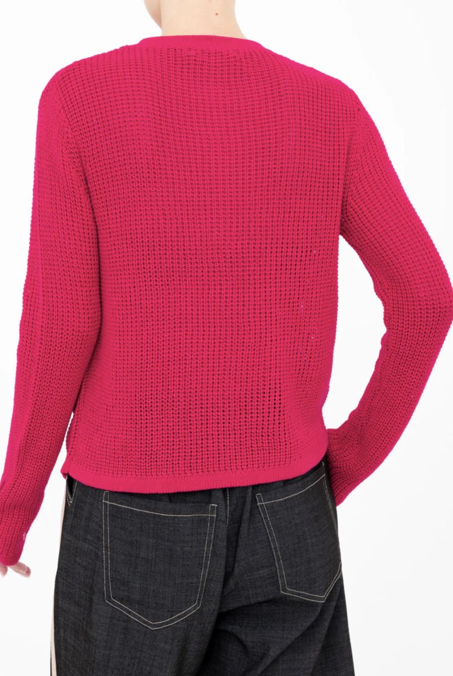 Elaine Kim Bijoux Waffle Weave Cardigan
